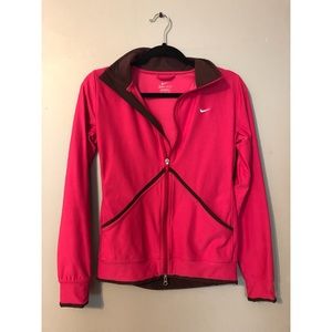 Nike dry fit jacket pink
